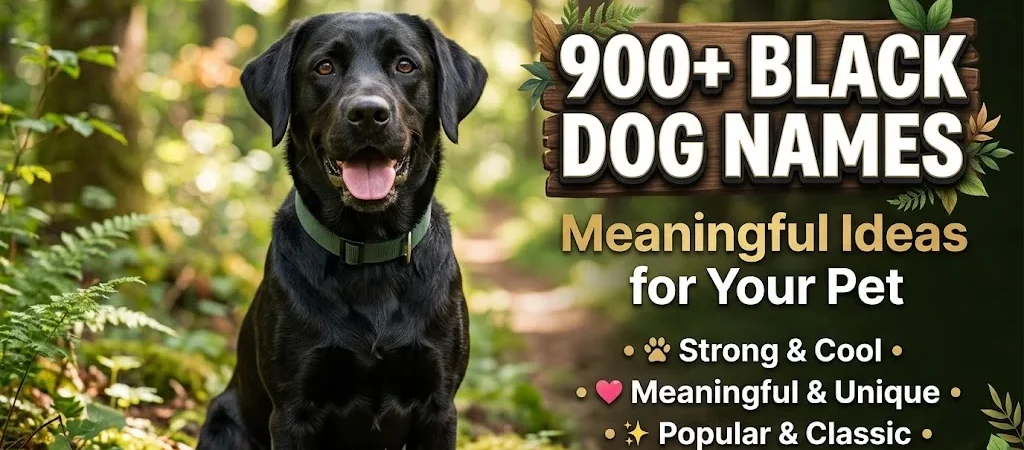 900+Black Dog Names: Meaningful Ideas for Your Pet