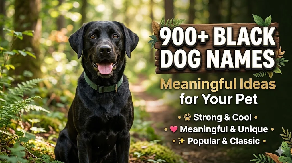 900+Black Dog Names: Meaningful Ideas for Your Pet