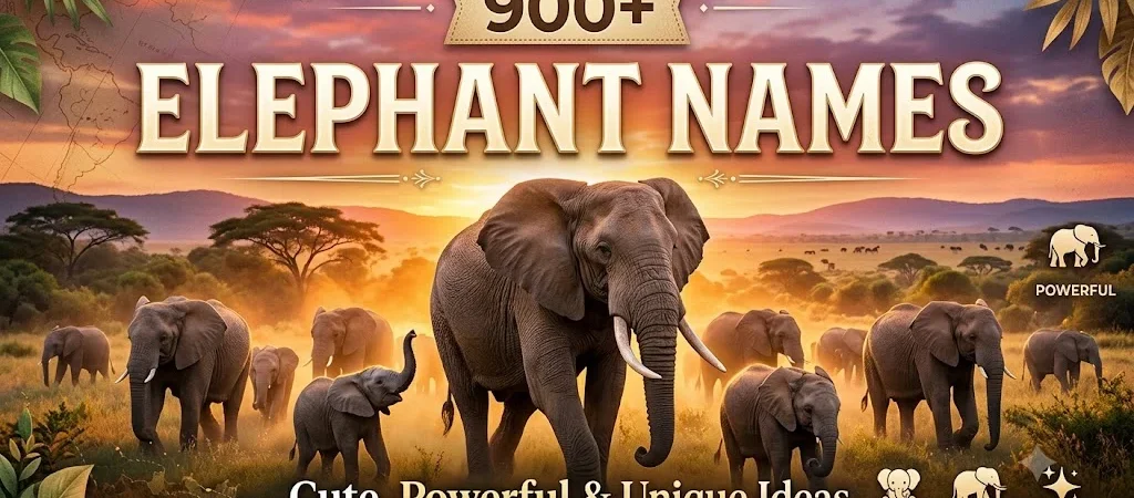 900+Elephant Names: Cute, Powerful & Unique Ideas