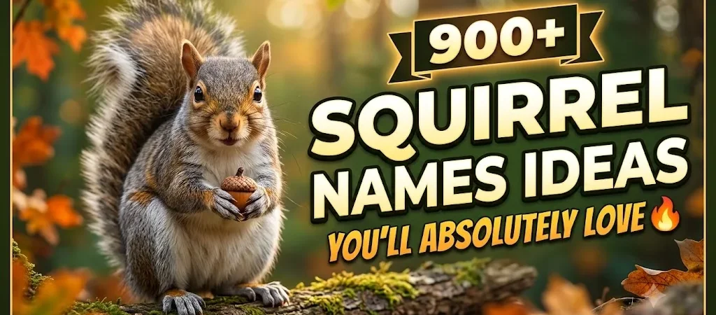900+Squirrel Names Ideas You’ll Absolutely Love 