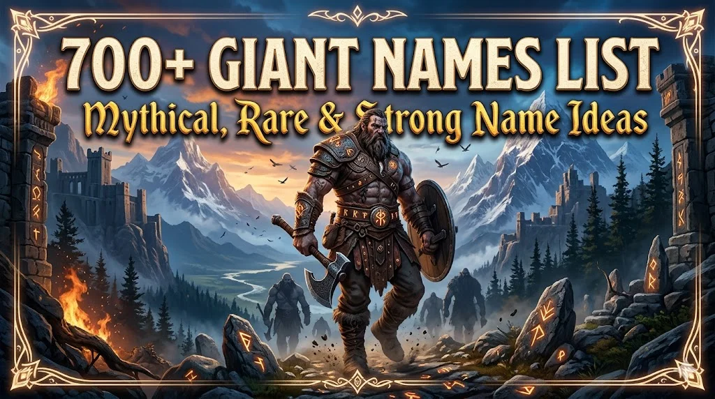 🏔️ Best Giant Names Inspired by Strength and Size