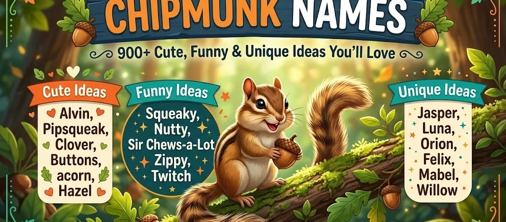 Chipmunk Names: 900+ Cute, Funny & Unique Ideas You’ll Love