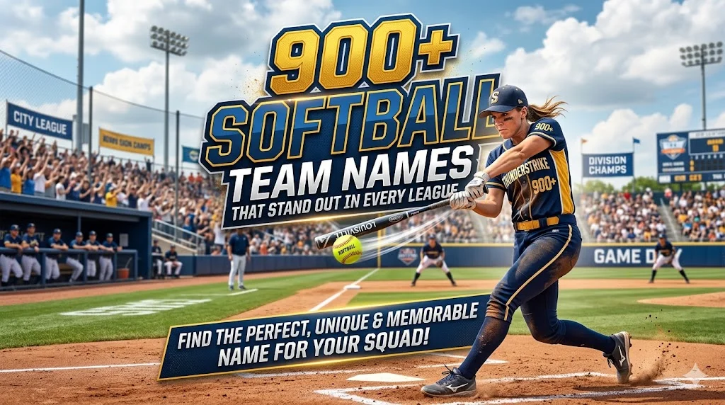 ⚡ Cool Softball Team Names That Instantly Stand Out