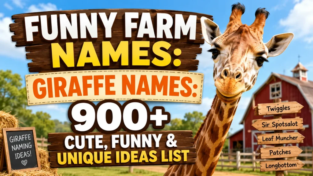 🐾 Cute Baby Giraffe Names That Melt Your Heart