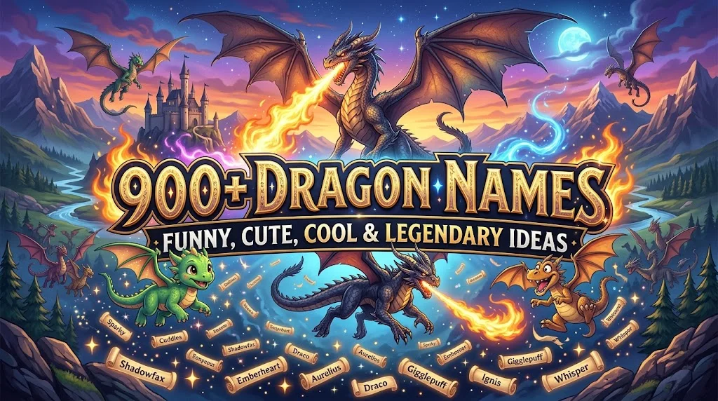 🐉 Cute Dragon Names That Melt Your Heart