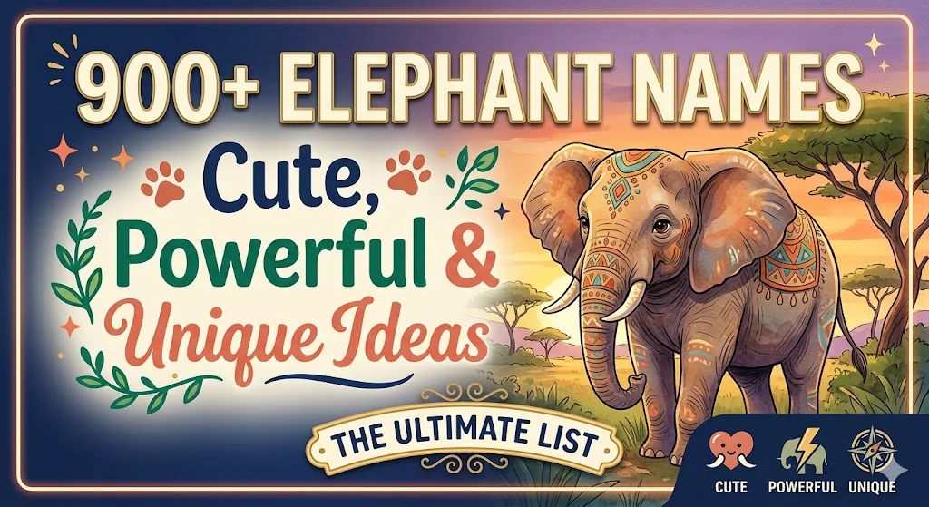 🌟 Cute Elephant Names That Are Impossible to Resist