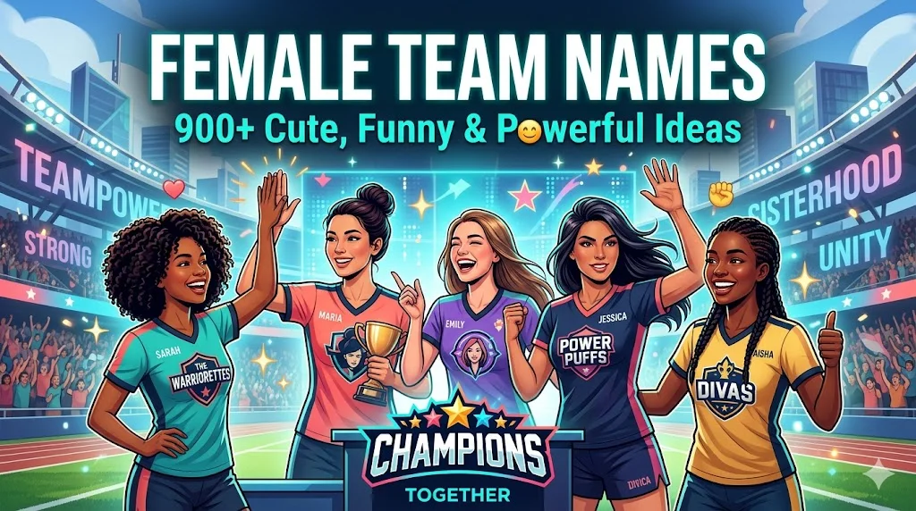 🦉 Cute Female Team Names That Melt Your Heart
