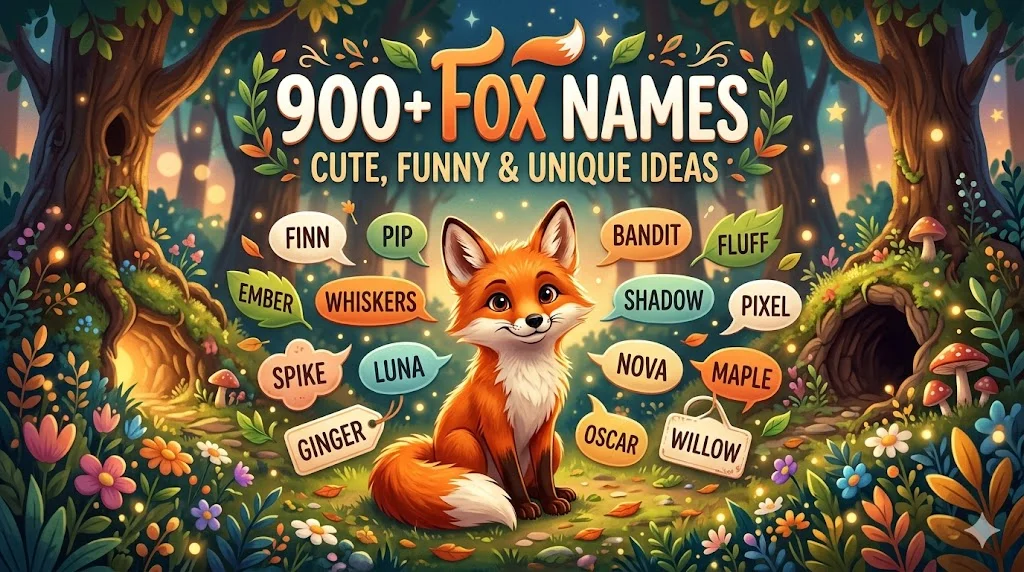 ๐ฆ Cute Fox Names That Melt Your Heart