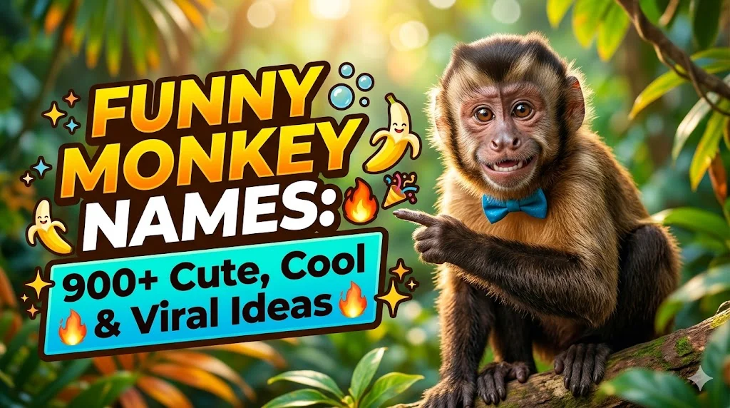 Cute Monkey Names That Melt Your Heart