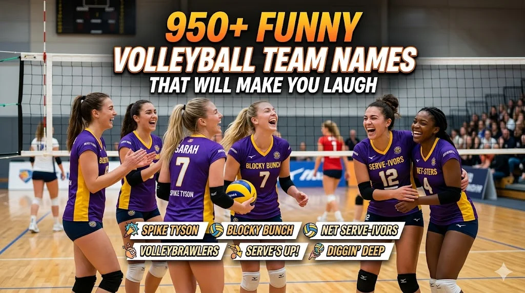 🦉 Cute Volleyball Team Names That Win Hearts