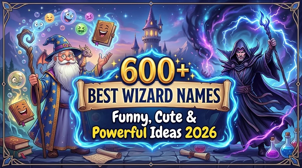 🦉 Cute Wizard Names That Melt Your Heart