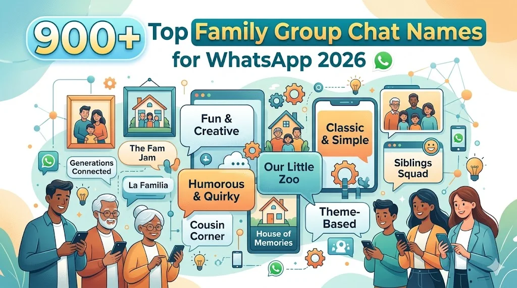 Family WhatsApp Group Names