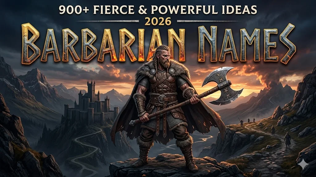 🐺 Fierce Barbarian Names That Feel Wild and Untamed