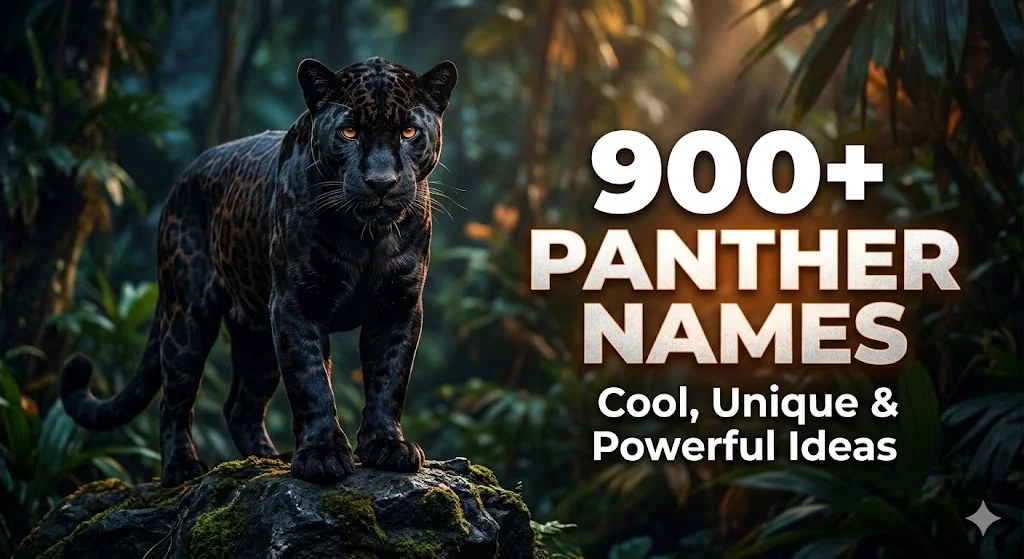 🔥 Fierce Panther Names That Show Strength and Power