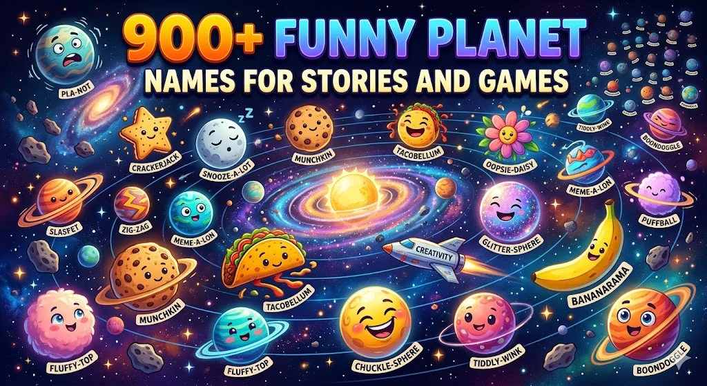 Funny Alien Planet Names Inspired by Comedy 👽