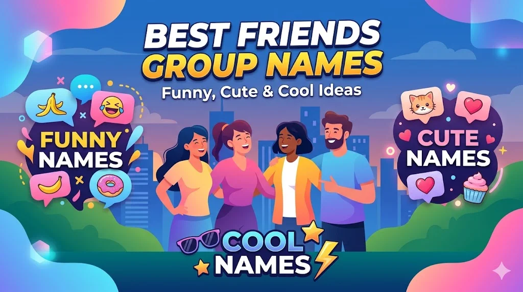 😂 Funny Best Friends Group Names for Non-Stop Laughs