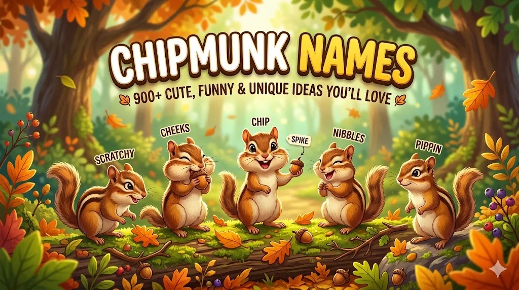 😂 Funny Chipmunk Names That Will Make Everyone Smile