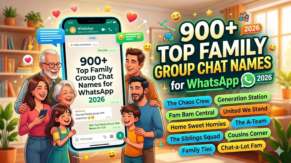 Funny Family Group Chat Names