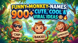Funny Monkey Names: 900+ Cute, Cool & Viral Ideas 🐵🔥