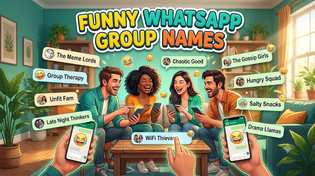 funny WhatsApp Group Names