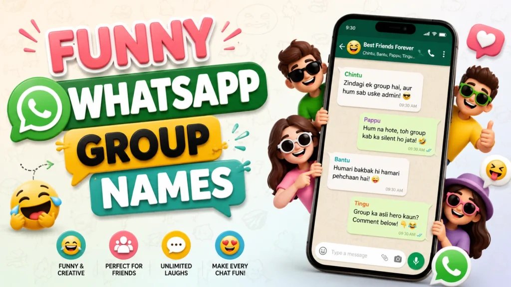 funny WhatsApp Group Names