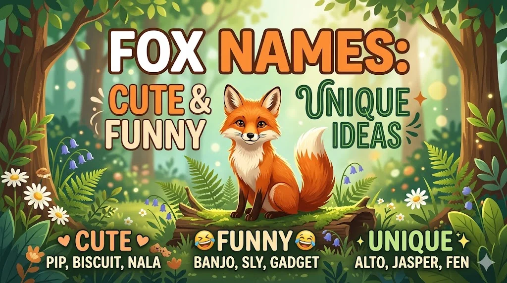 ๐ฎ Gaming Style Cool Fox Names
