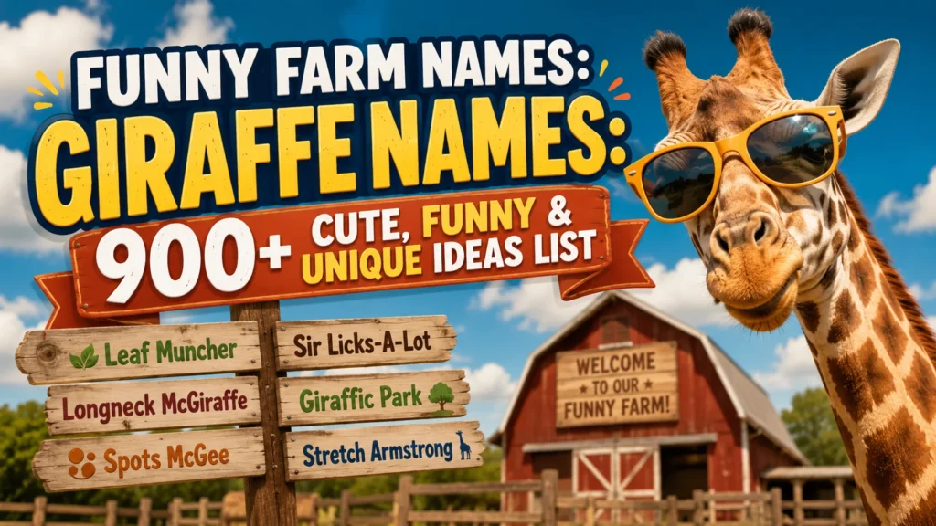 Giraffe Names: 900+ Cute, Funny & Unique Ideas List