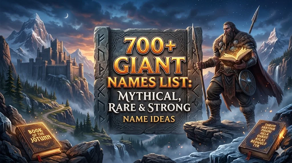👑 Male Giant Names Fit for Legendary Titans
