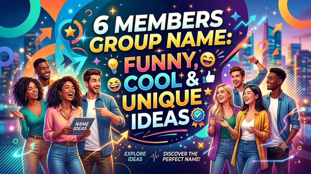 One-Word 6 Members Group Names
