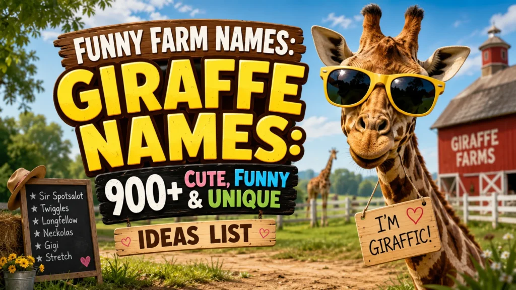 🎬 Popular Giraffe Names Inspired by Movies and Cartoons