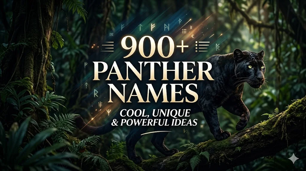 🌑 Powerful Black Panther Names Inspired by Nature and Darkness