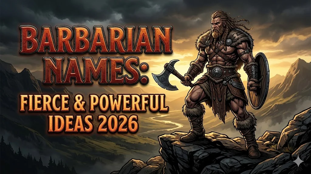 👑 Powerful Female Barbarian Names You'll Want to Steal
