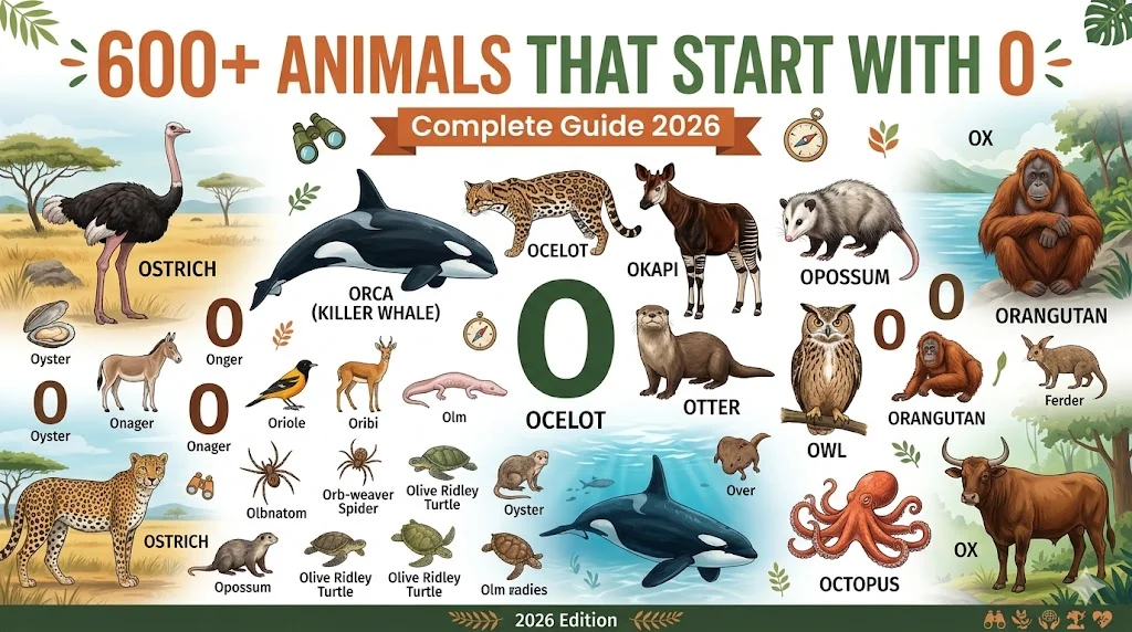 🏞️ Rare and Unusual Animals That Start With O
