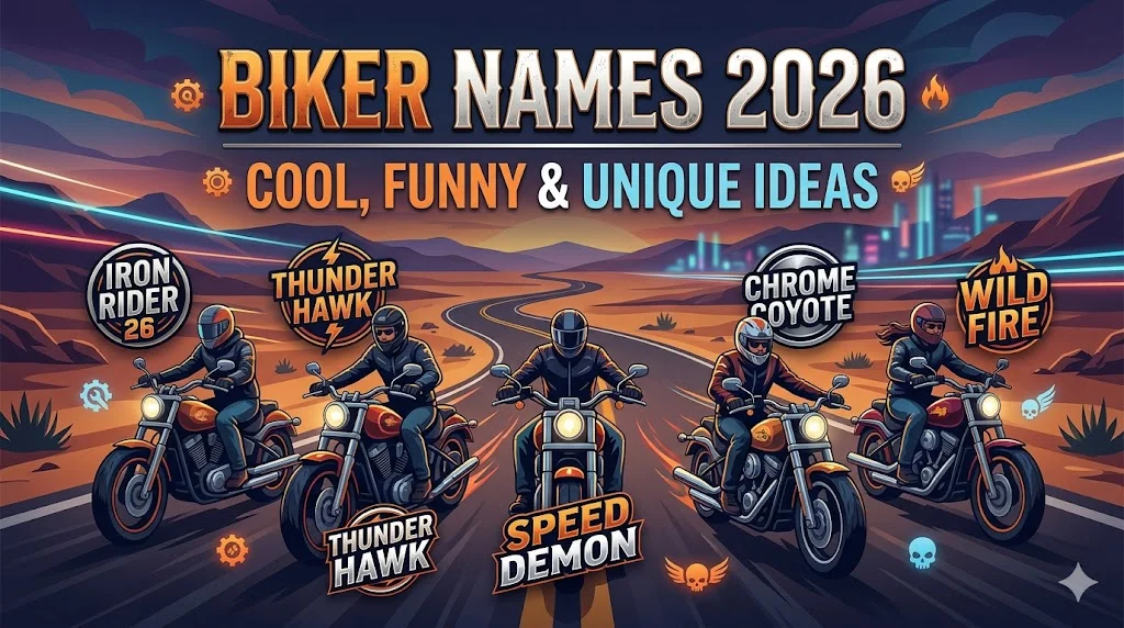 😂 Silly Biker Names That Make You Laugh Instantly