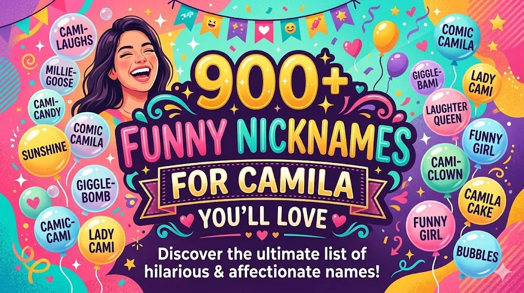 😂 Silly Camila Nicknames That Make You Laugh Instantly