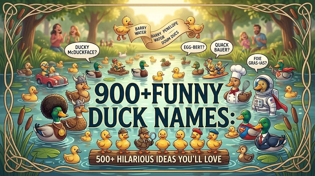 🦆 Cute Duck Names That Melt Your Heart