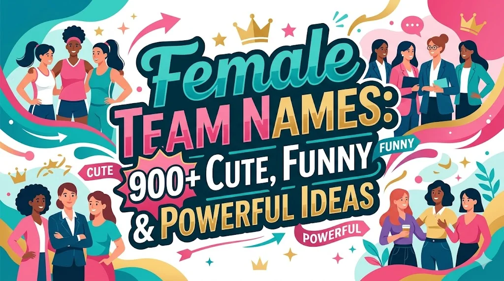 😂 Silly Female Team Names That Make You Laugh Instantly
