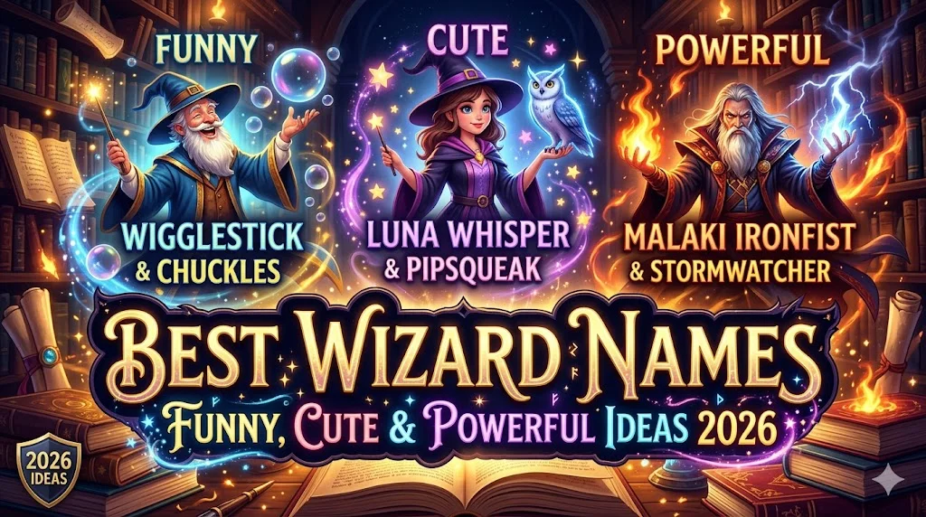 😂 Silly Wizard Names That Make You Laugh Instantly