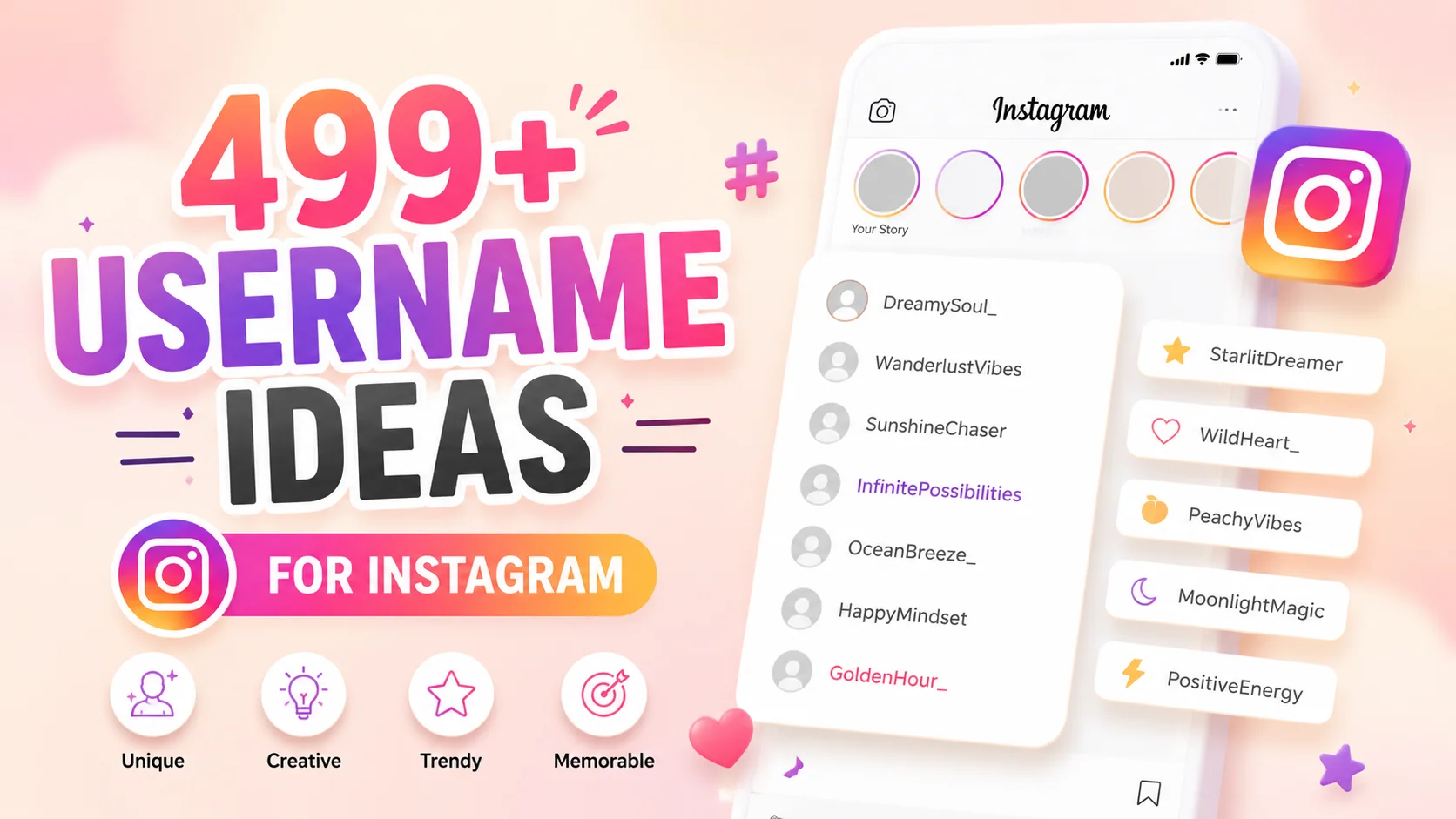 username ideas for instagram