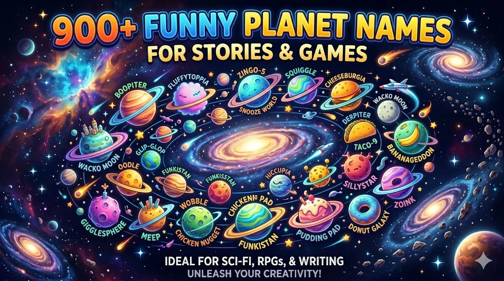 Weird Planet Names That Sound Completely Made Up 🌌