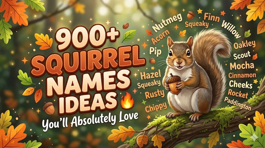 🐿️ Cute Squirrel Names That Melt Your Heart