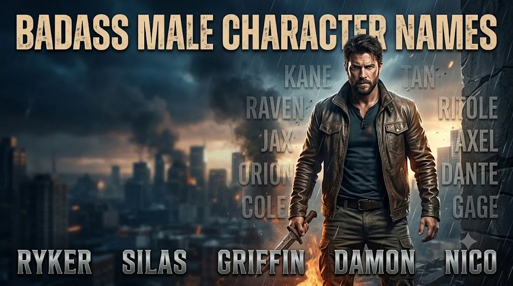 Badass Male Character Names