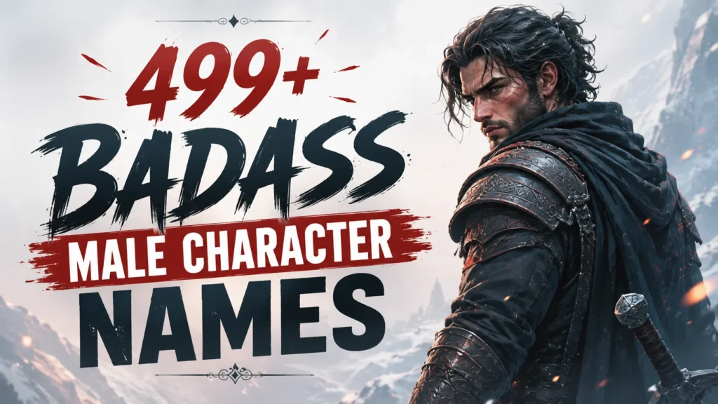 Badass Male Character Names