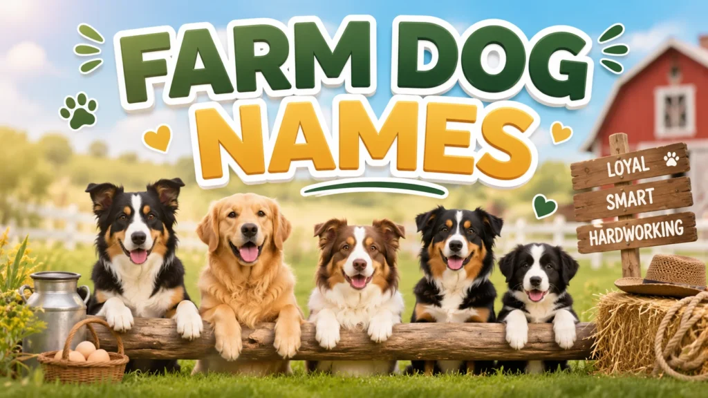 farm dog names