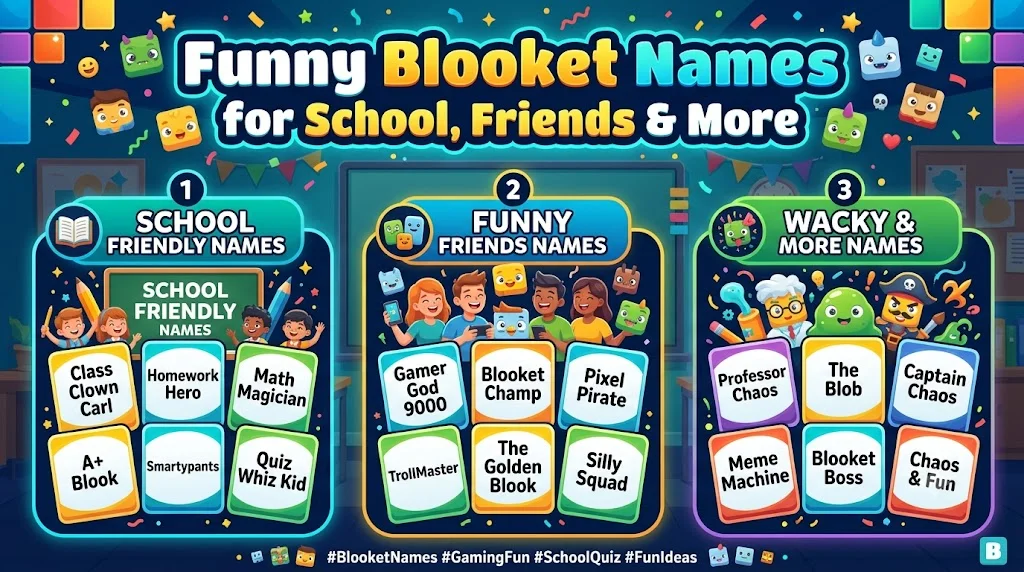 Funny Blooket Names Inappropriate
