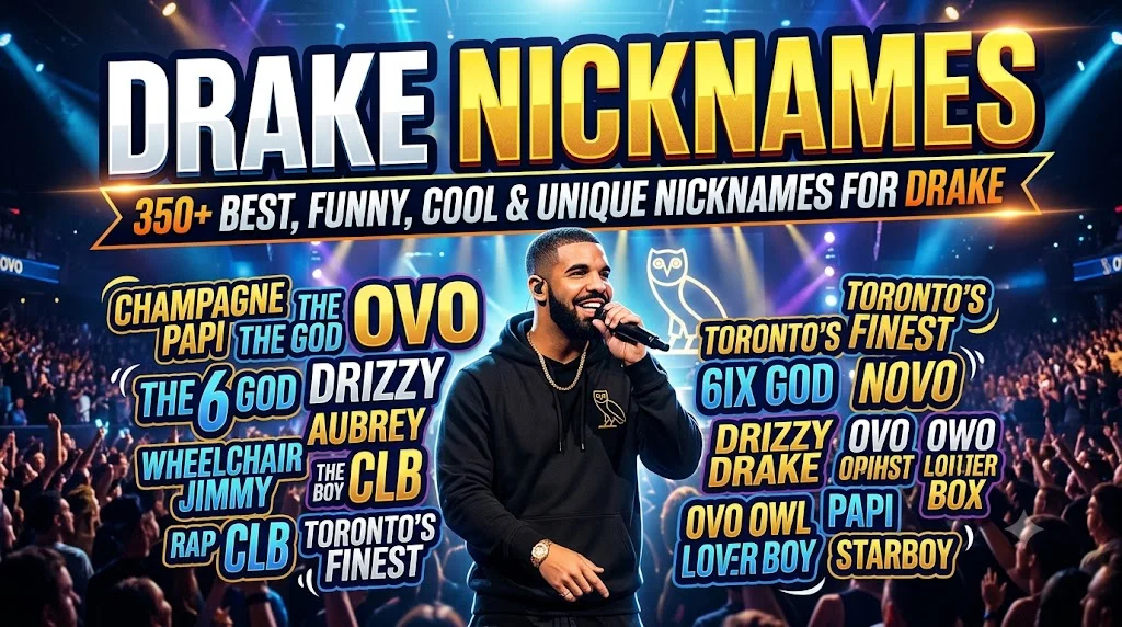 Funny Drake Nicknames