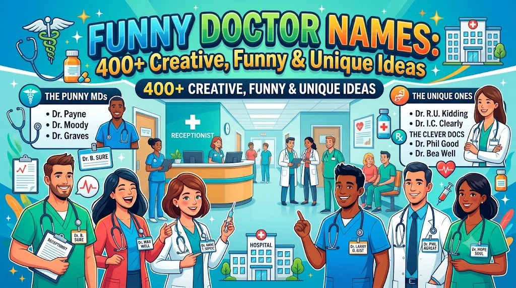 Funny Fake Dr Names Reddit