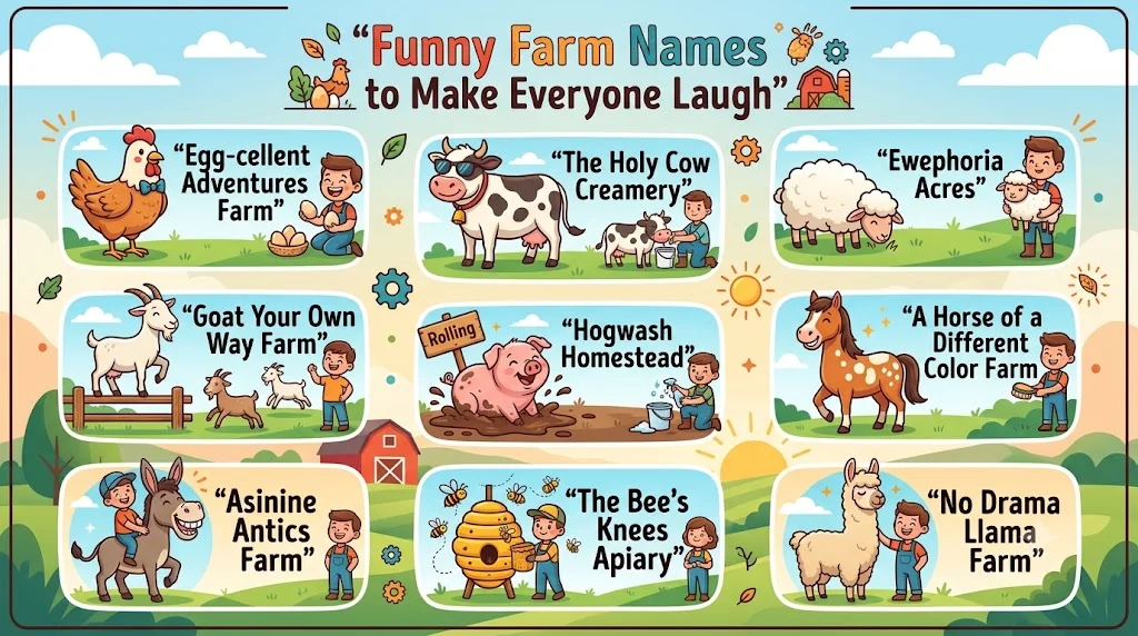 Funny Farm Names Hay Day