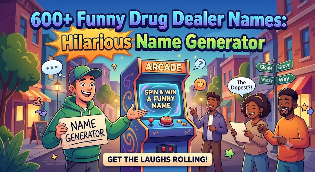 Funny Names for Drug Dealers