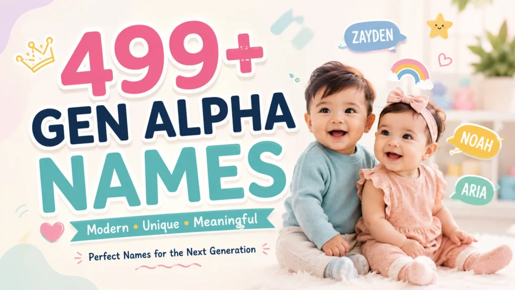 gen alpha names